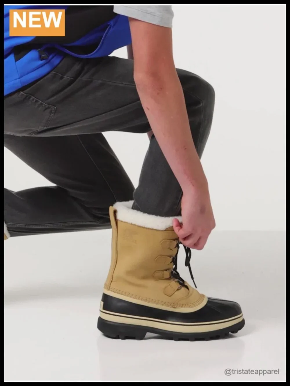 Waterproof Leather Winter Snow Boots Mid-Calf Lace-Up Insulated Women's